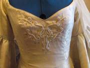 Stunning Pale Gold 2 pc Wedding Dress