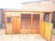 Dog run and kennel 10ft x 4ft. The kennel area is 3ft x....