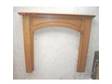 Oak Effect Mantel. This is a standard size fireplace....